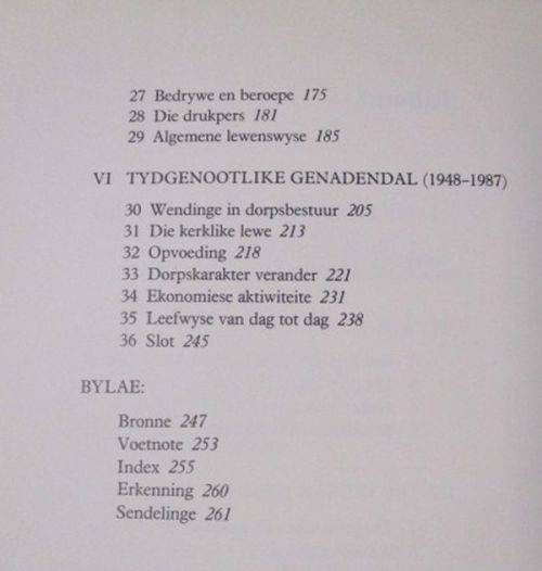 DIE GESKIEDENIS VAN GENADENDAL 1738-1988