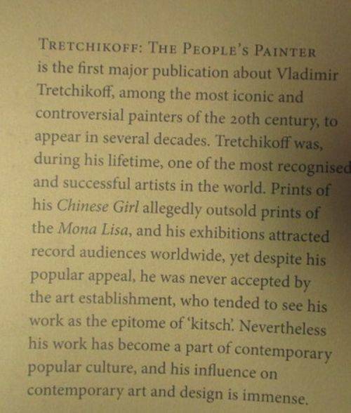 TRETCHIKOFF THE PEOPLE'S PAINTER Ed: Andrew Lamprecht