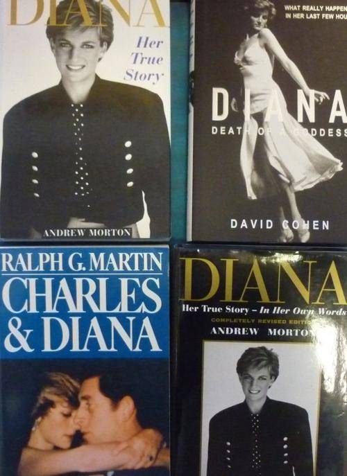PRINCESS DIANA BOOKS X 4