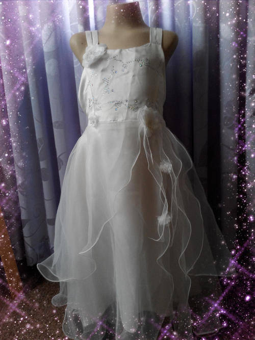 2 Swan - Flower Girl Dress (White)