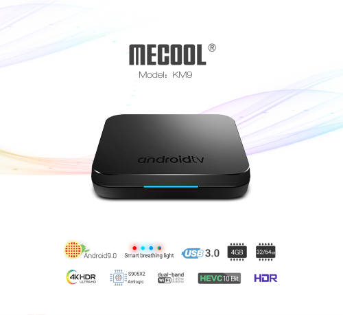 Mecool KM9 Android 9.0 TV Box (4GB RAM / 32GB ROM) **+ FREE Wireless Keyboard ** DSTV Now, Netflix