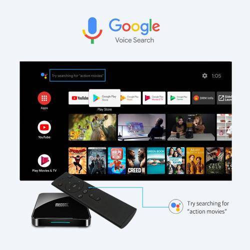 Mecool KM3 Android 9.0 TV Box (4GB RAM / 64GB ROM) * * Google Certified * *with Voice Control Remote