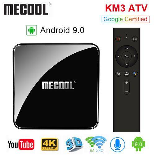 Mecool KM3 Android 9.0 TV Box (4GB RAM / 64GB ROM) * * Google Certified * *with Voice Control Remote