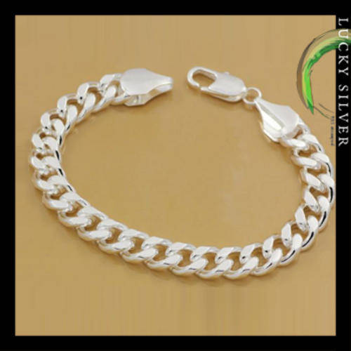 Mens Silver Chain Bracelet