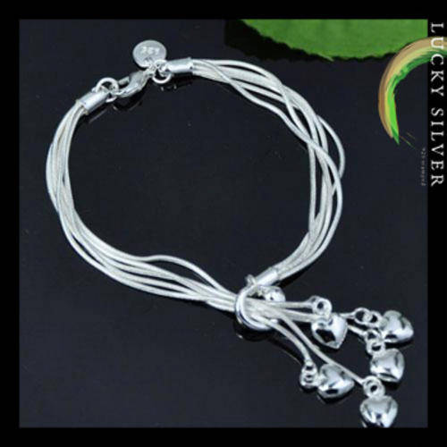 Silver Heart Bracelet