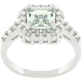 Silver Engagement Ring *USA IMPORT*