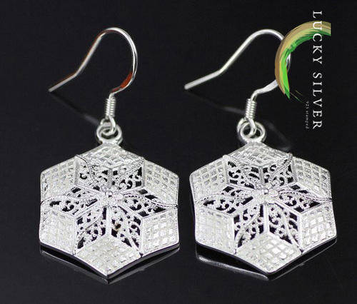 Silver Earrings - High Quality.  Beautiful design. LOCAL STOCK (3-5 days delivery)