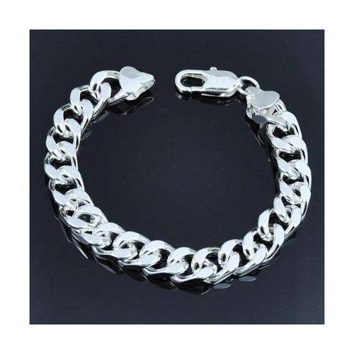 Men's Silver Designer Bracelet Sterling silver clad LOCAL STOCK