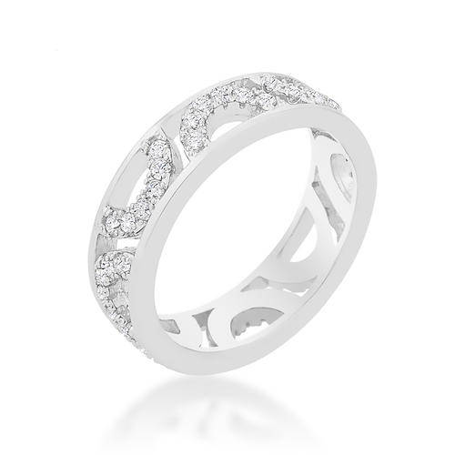 Micro-Pave Eternity Band Ring *USA IMPORT* Forever Yours Range