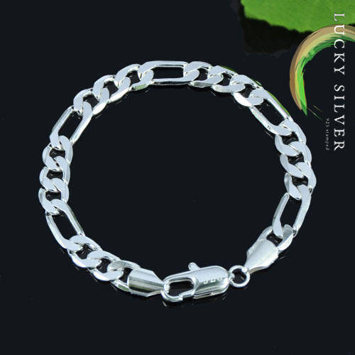 Men's Figaro Chain Bracelet 8mm LOCAL STOCK