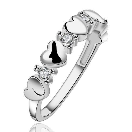 Sterling Silver - filled Designer Ring #8 Local Stock