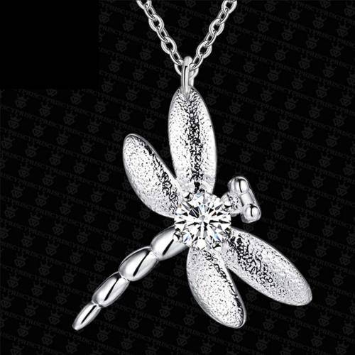 Fantastic price!! Sterling Silver - filled Dragon fly Necklace at LOW LOW price