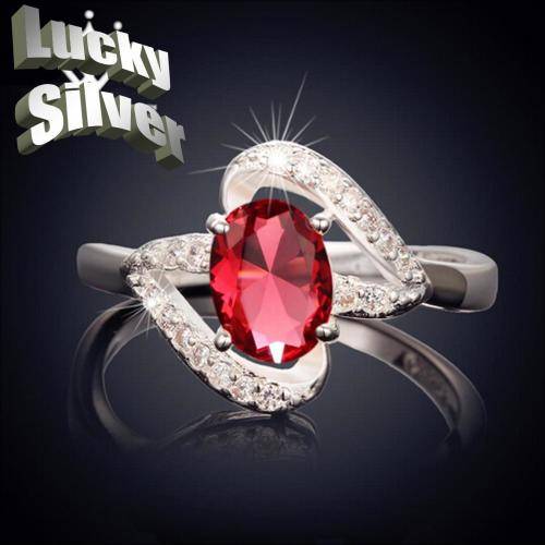 Fantastic price!! Sterling Silver - filled  Ring with simulated diamonds at LOW LOW price