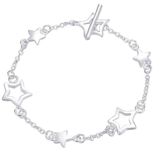 Fantastic price! Sterling Silver - filled Star Bracelet LOCAL STOCK QUICK DELIVERY