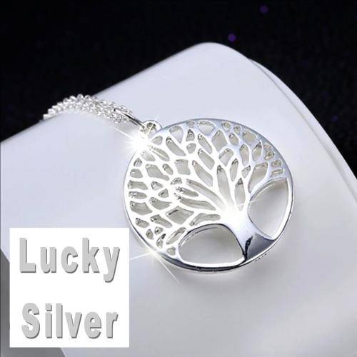 Sterling Silver - Filled Tree of life Necklace