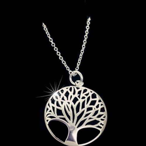Sterling Silver - Filled Tree of life Necklace