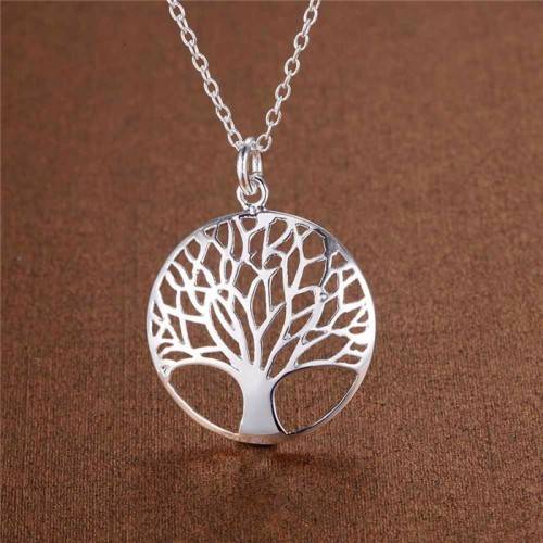 Sterling Silver - Filled Tree of life Necklace