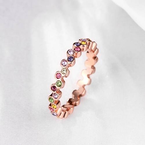 Rose Gold Designer Ring  #7 Local Stock