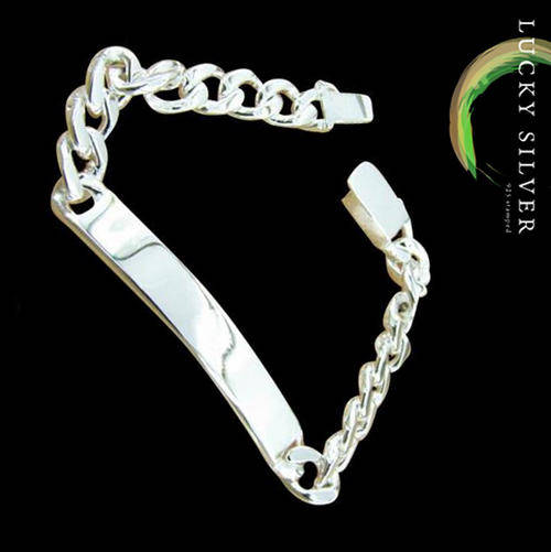 925 Sterling Silver Men's 8mm Bracelet