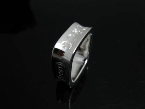 Elegant Silver Square Ring - Size 8 (Ready to Ship)