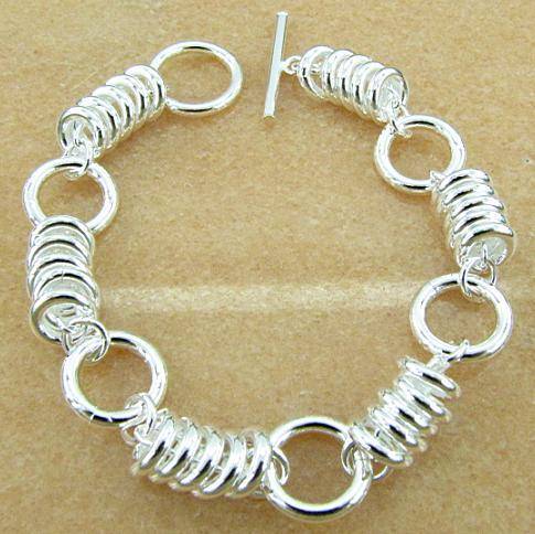 Gorgeous Silver Links Bracelet (Ready to Ship)