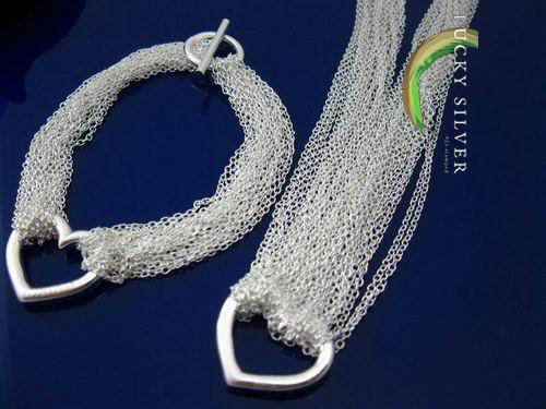 Lucky Silver 925 clad Fashion Accessories - SETS (IN STOCK - READY TO SHIP)