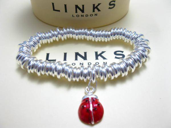NEW!!! 925 Sterling Silver Ladybird Charm Bracelet - Designer Inspired (IN STOCK & READY TO SHIP)