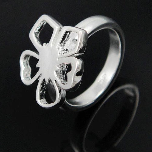 SALE!!! Lucky Silver 925 Clad FLOWER Ring - Size 7 (In Stock & Ready to Ship)
