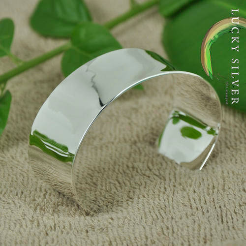 AMAZING SALE! 925 Stamped 30mm Silver Cuff Bangle - Ready to Ship! LIMITED OFFER!!!