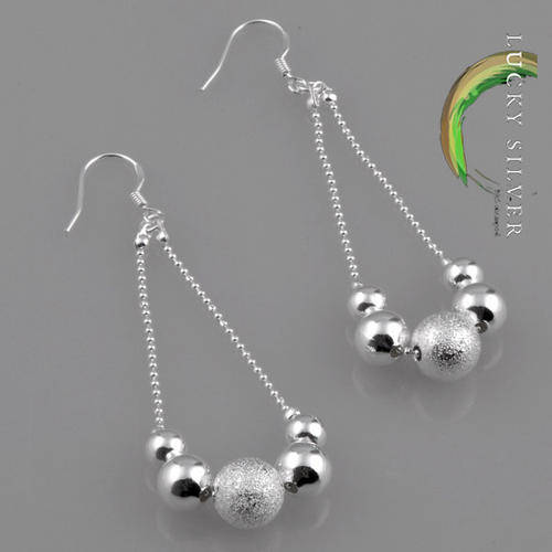 For Resellers - 925 Stamped *Lucky Silver* EARRINGS (TVH057) -Direct Import