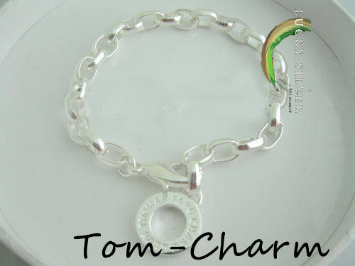 lucky 925 sterling silver Bracelet Bangle