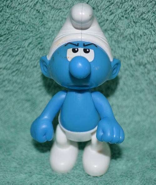 McDonalds 2002 Smurf Grouchy
