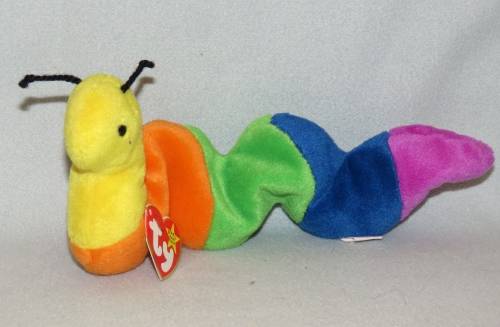 Ty Beanie Baby Inch the Worm