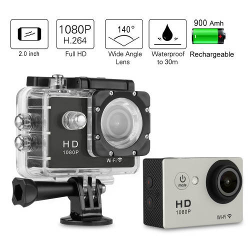 1080P H.264 Full HD Sports CAM (Water proof 30m)