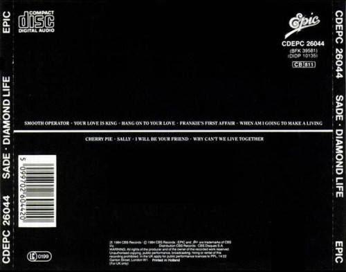 Sade - Diamond Life (CD) [New]