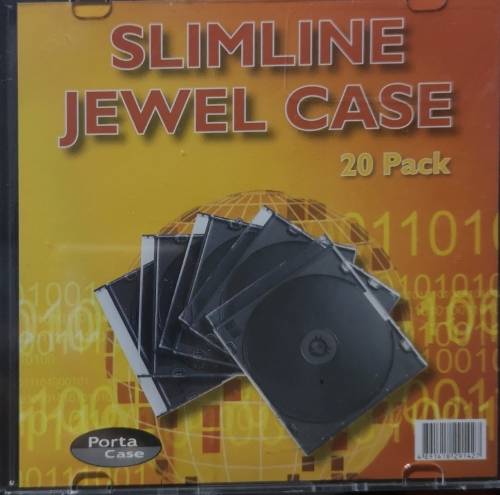 Slim Black Jewel Case 5mm - 20 Pack [New]