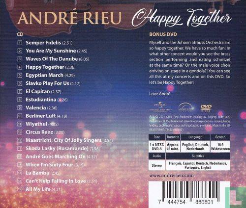 Andre Rieu / Johann Strauss Orchestra - Happy Together (CD/DVD) [New]