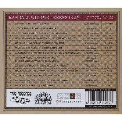 Randall Wicomb - Erens is Jy (CD) [New]