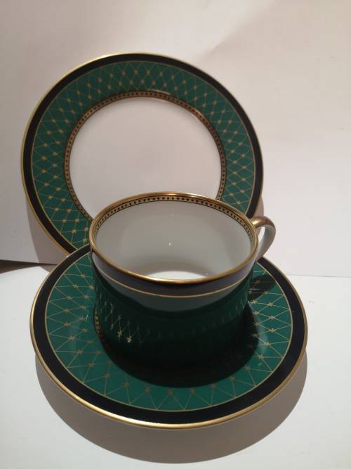 Fitz and Floyd `Chaumont` Fine Porcelain Tea Set/Coffee Set