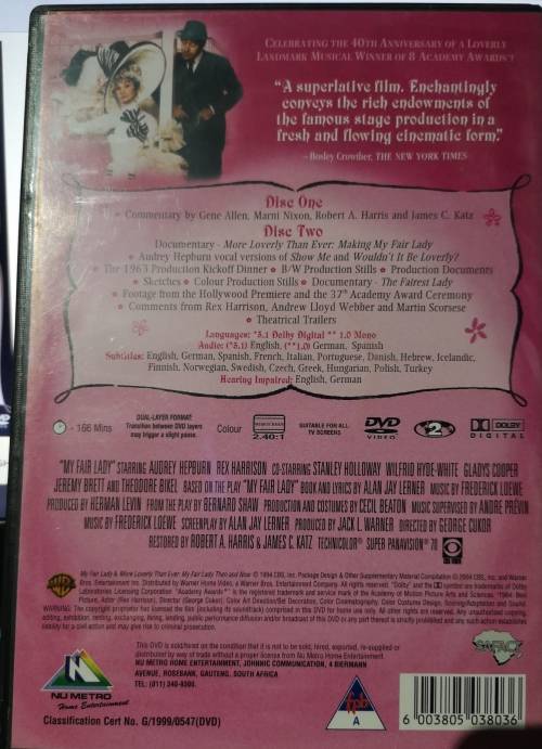 My Fair Lady (1963) (Two-Disc Special Edition DVD) [New]