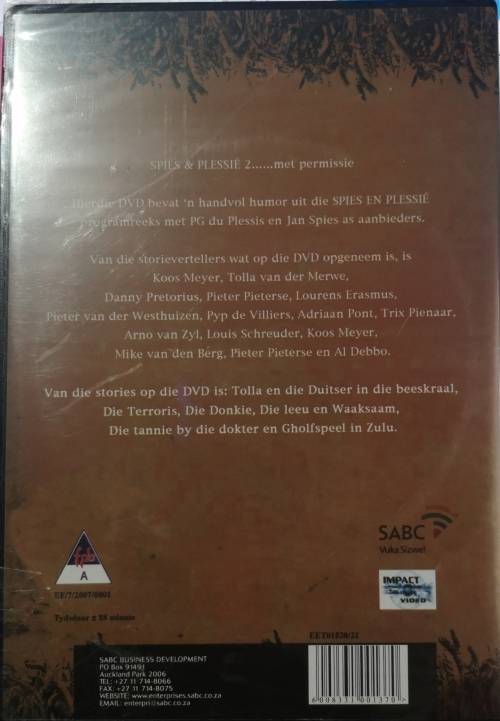 Spies and Plessie - Vol.2 (DVD) [New]