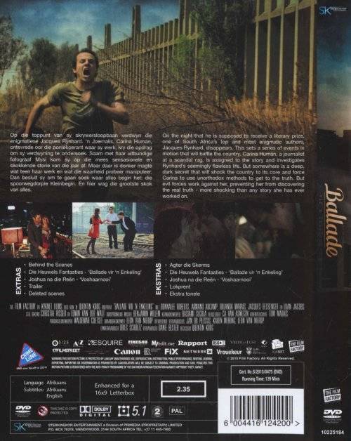 Ballade Vir n Enkeling (2015) (DVD)