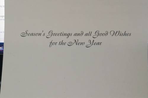 Greeting/Christmas Card + Envelope - Christmas 3 [New]