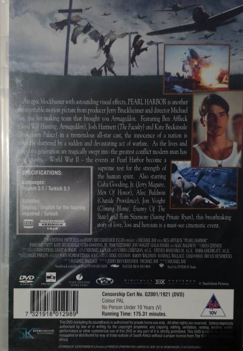 Pearl Harbor (DVD) [New]