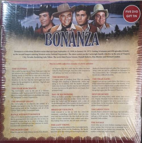 Bonanza Film Reel Collection (5-Disc DVD Tin Box Set) [New]