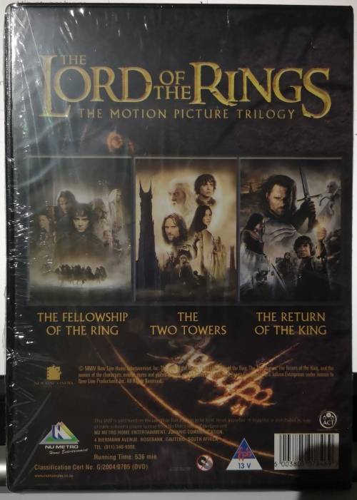 The Lord Of The Rings Trilogy (DVD) [New]