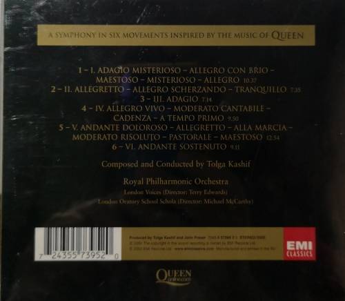 Royal Philharmonic Orchestra - Tolga Kashif - The Queen Symphony (CD)