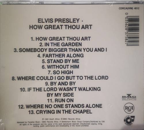Elvis Presley - How Great Thou Art (CD) [New]
