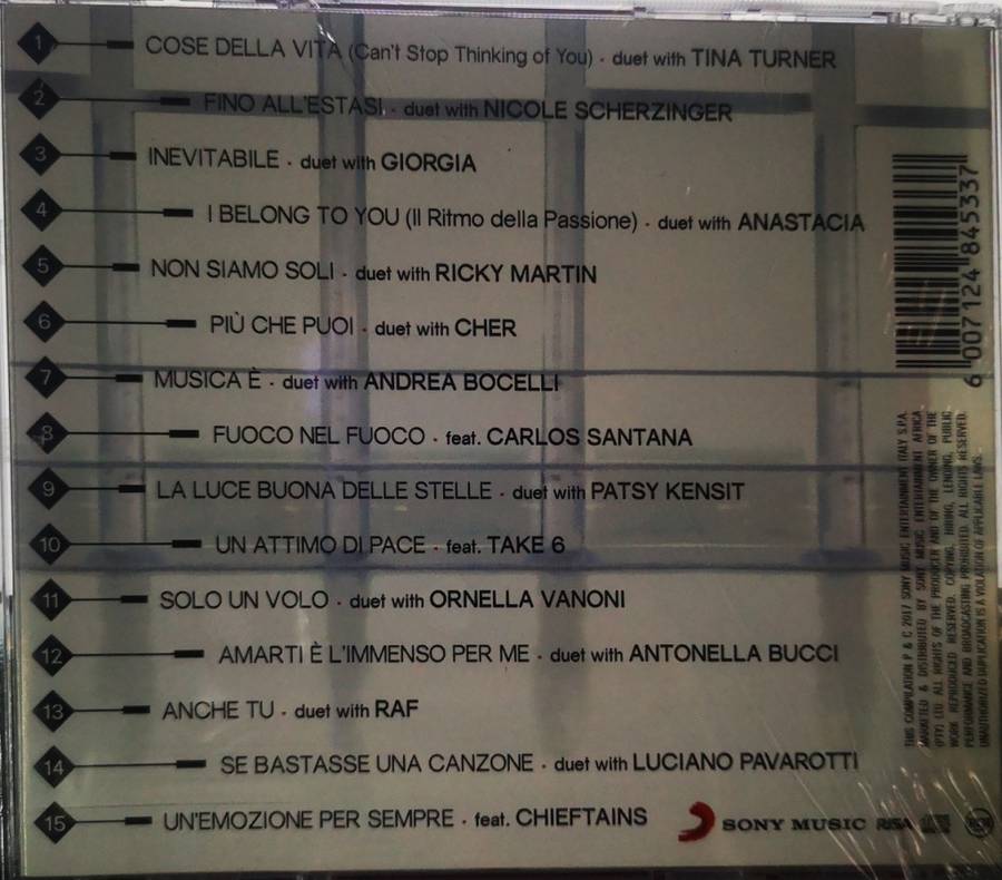 Eros Ramazzotti - Duets (CD) [New]