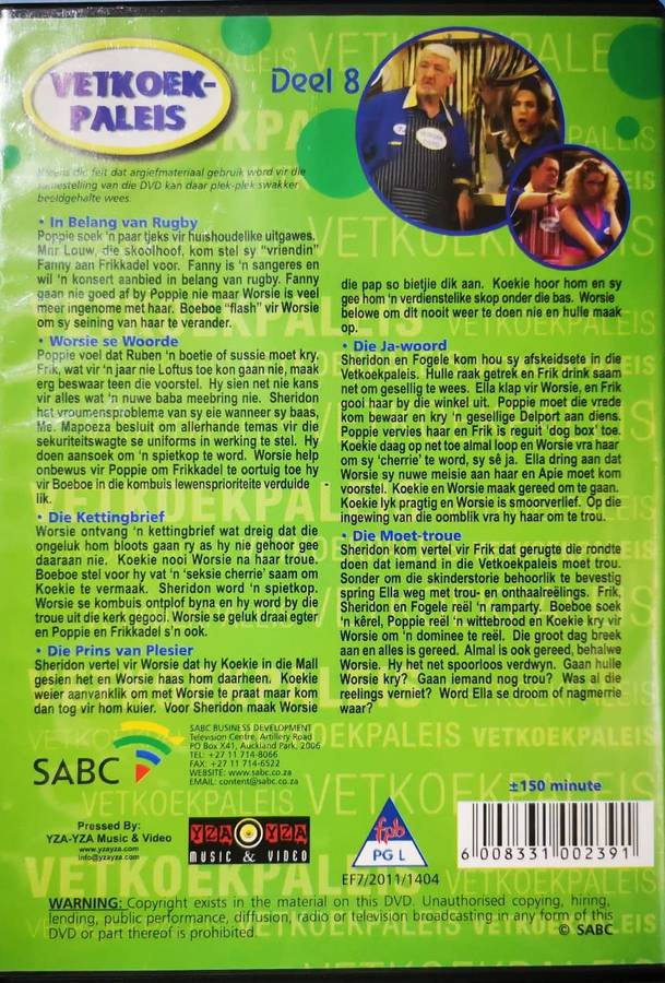 Vetkoek Paleis - Deel 8 (DVD)